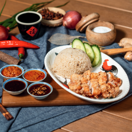 CC3. Chicken Chop with Jasmine Rice 鸡扒配白饭