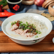 C1. Pork and Century Egg Congee 皮蛋瘦肉粥