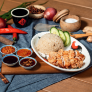 CC3. Chicken Chop with Jasmine Rice 鸡扒配白饭